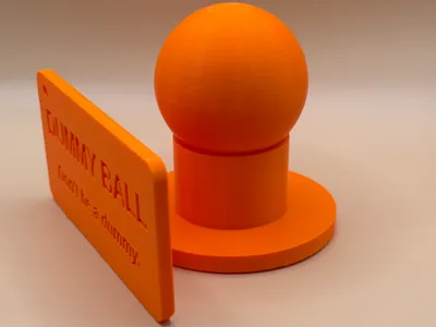 Dummy Ball–RV Coupler Reminder Insert