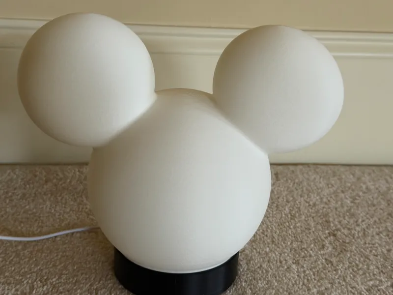 Mickey Silhouette Lamp - Mid Size