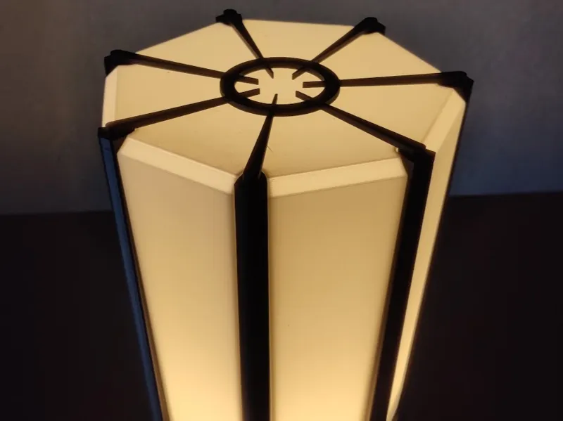 Polygon Lamp Shade for LED Lamp Kit 001