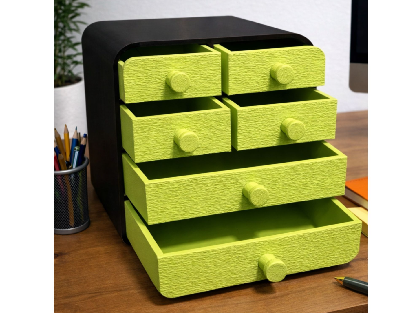 Compact Desk Organizer with Drawers
