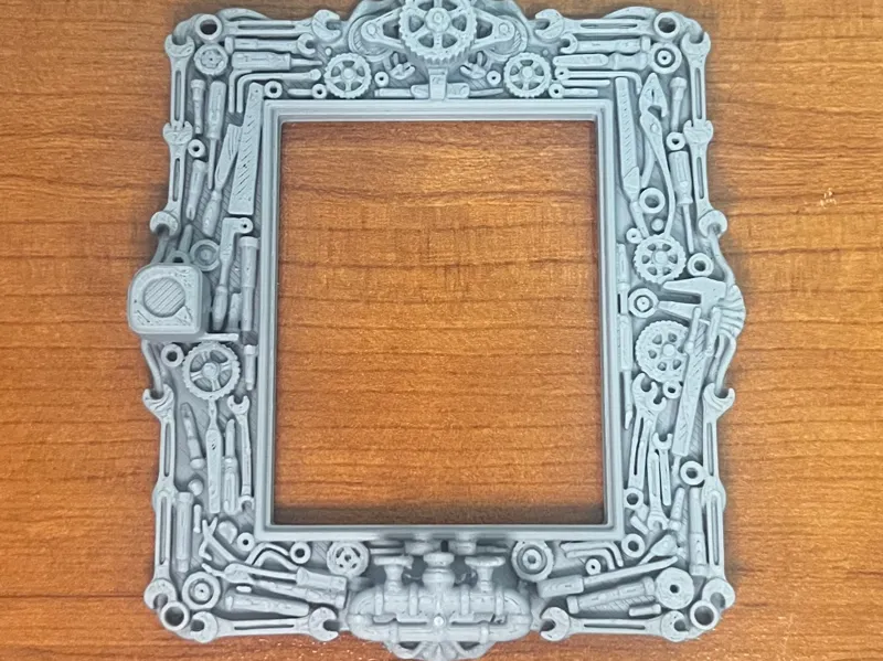 Tool-themed picture frame