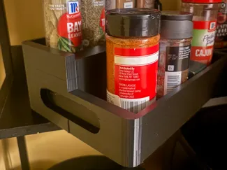 2-Level Spice Rack(Fits Drawers & Cabinet Storage)