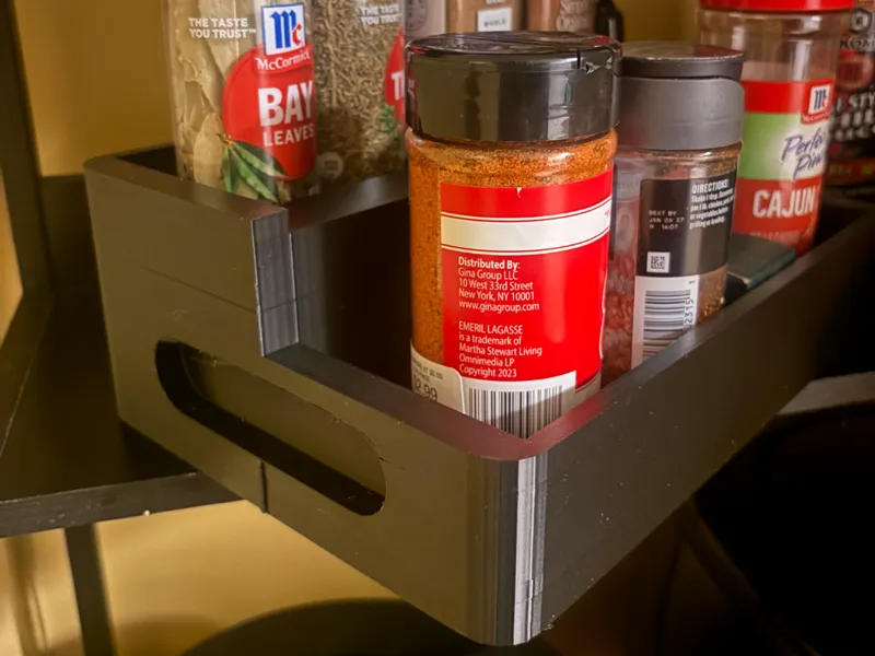 2-Level Spice Rack(Fits Drawers & Cabinet Storage)