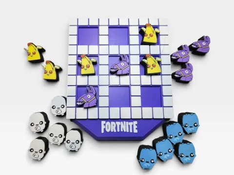 Soporte: FORTNITE Tic Tac Toe game — referencia de MakerWorld