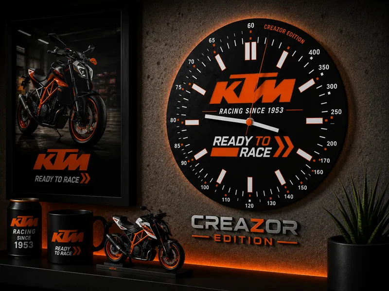 Horloge Murale Modulaire – Édition KTM 