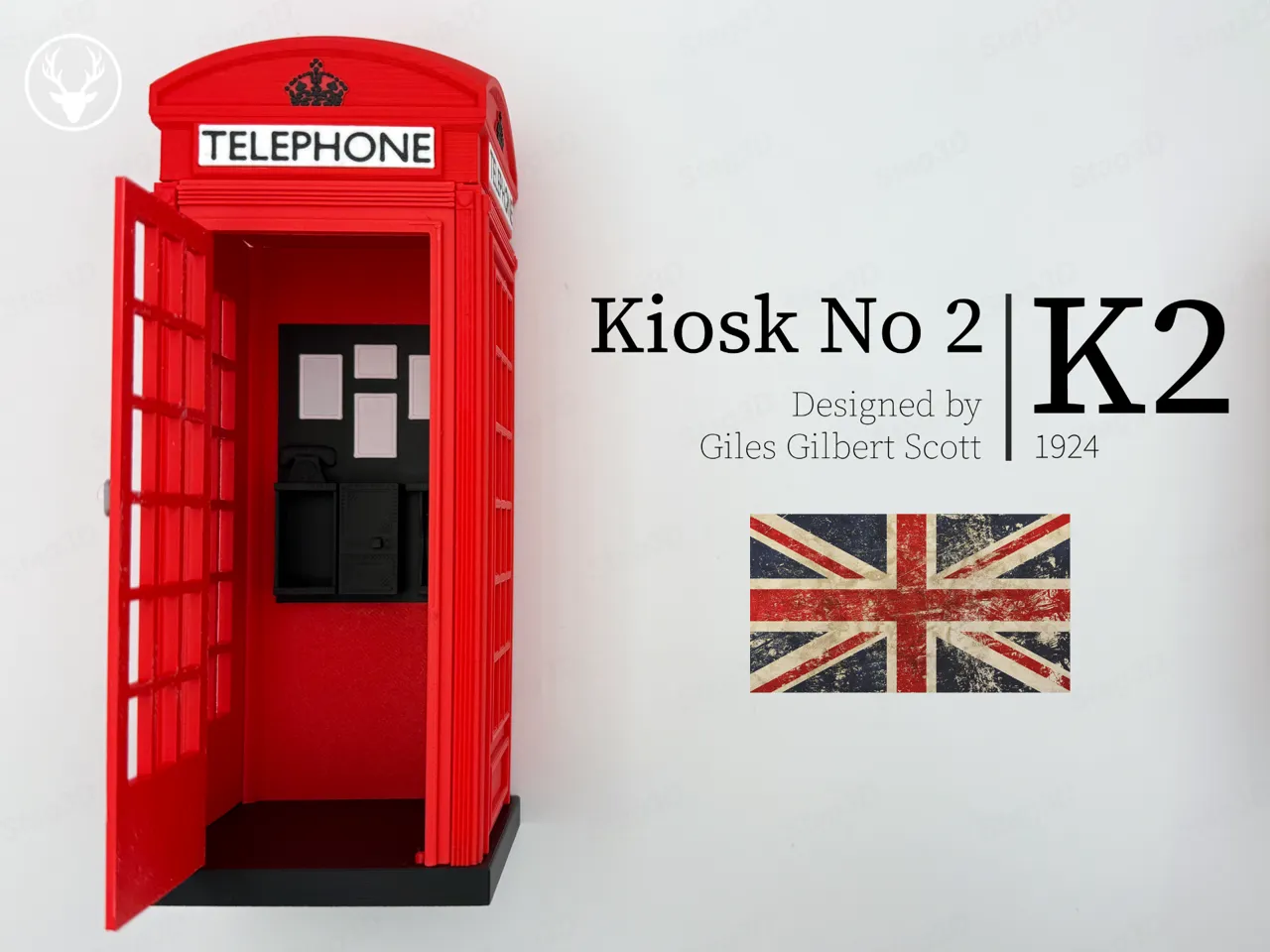 Iconic British Telephone Box view 2