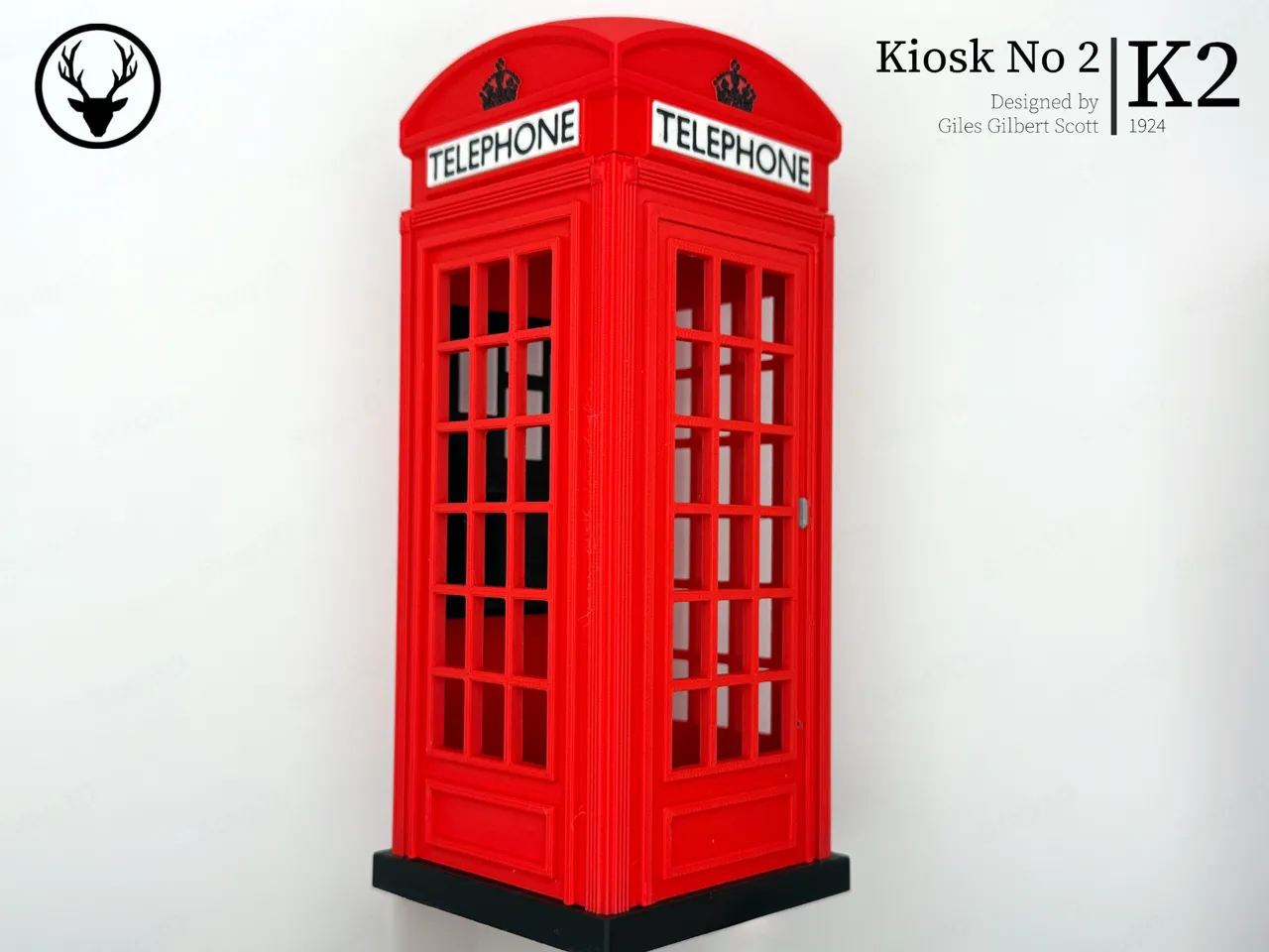 Iconic British Telephone Box view 3