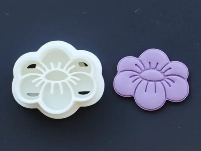 Flower Polymer Clay Cutter Earrings