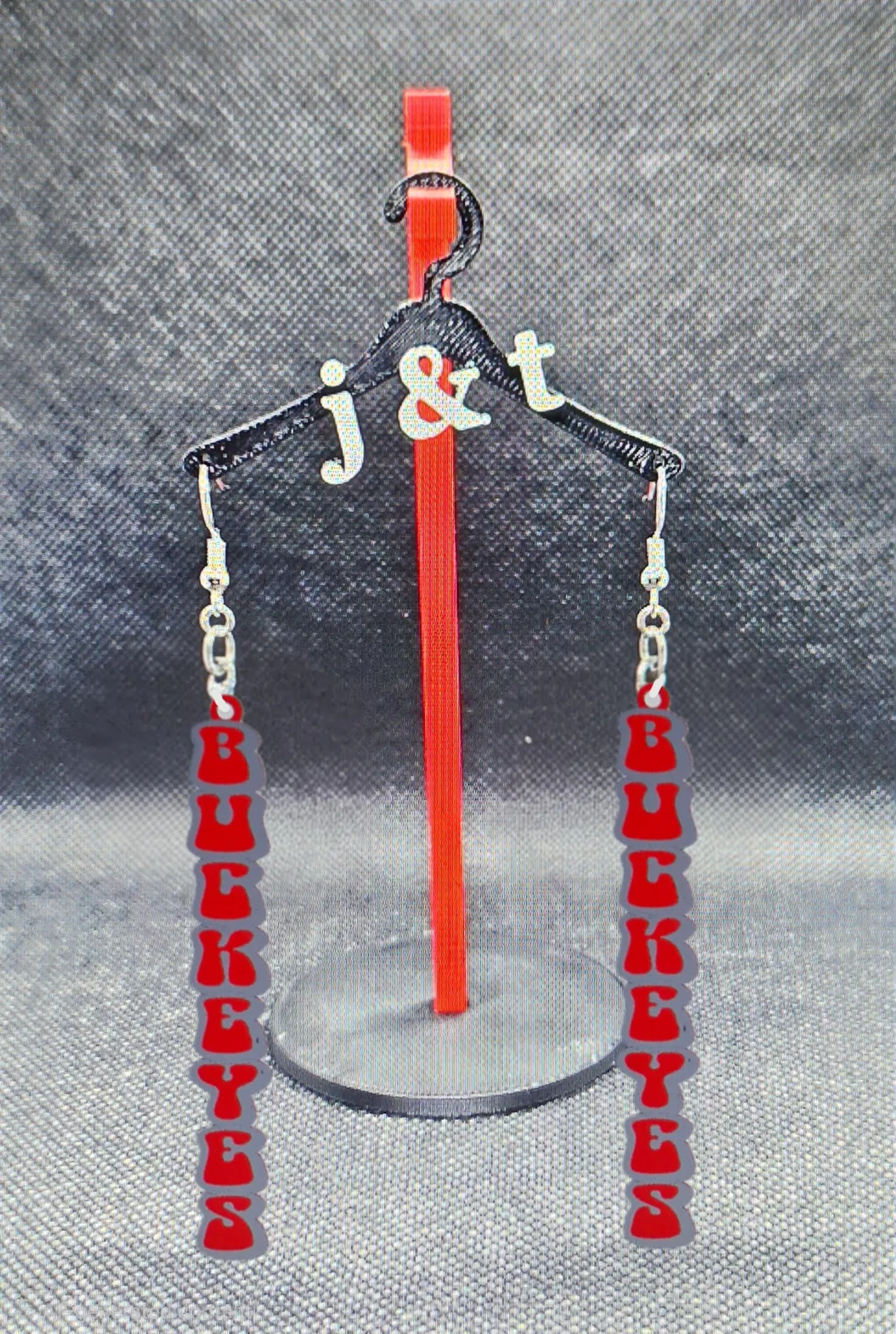 BUCKEYES earrings view 2