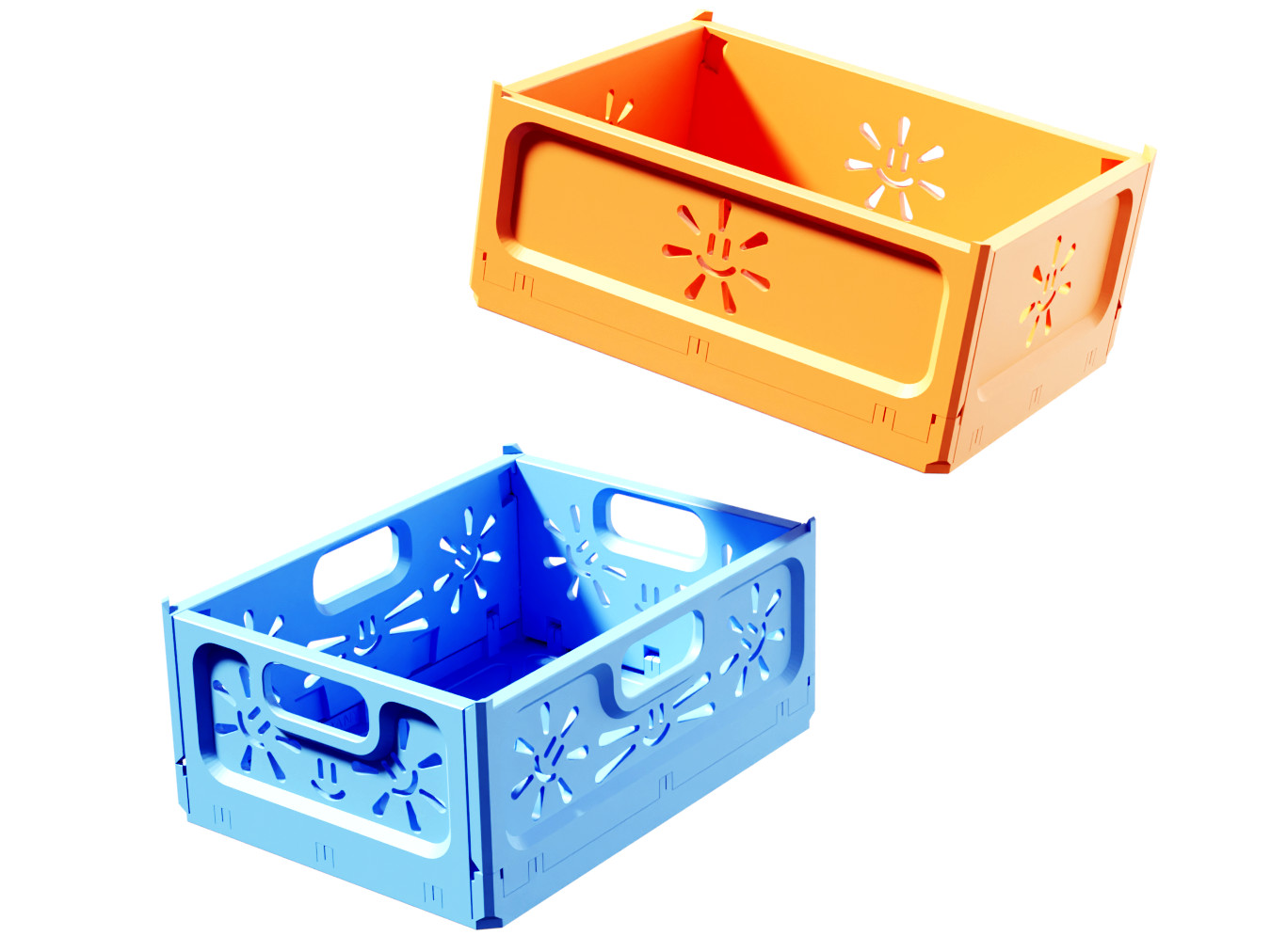 Flower Crate - Collapsible & Stackable Organizer