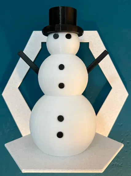 Snowman with hat
