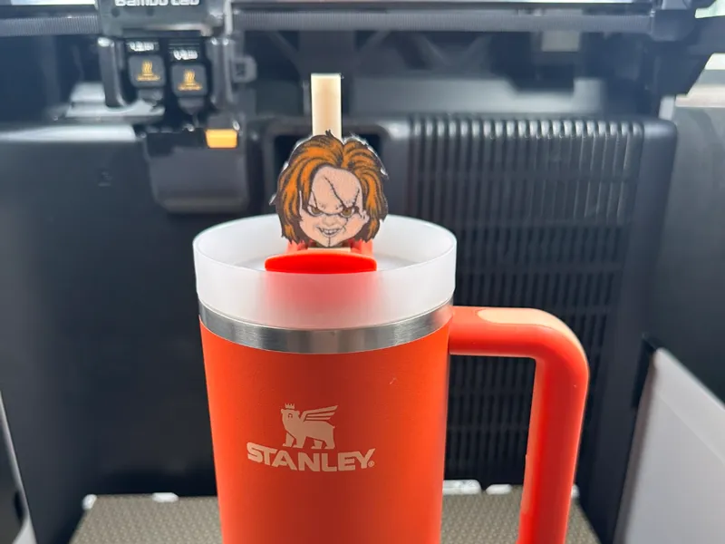 Chucky Straw Topper