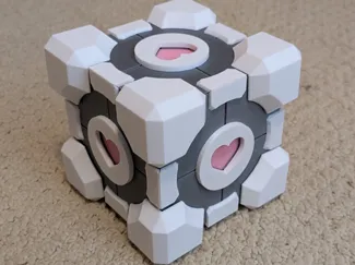 Portal Companion Cube box