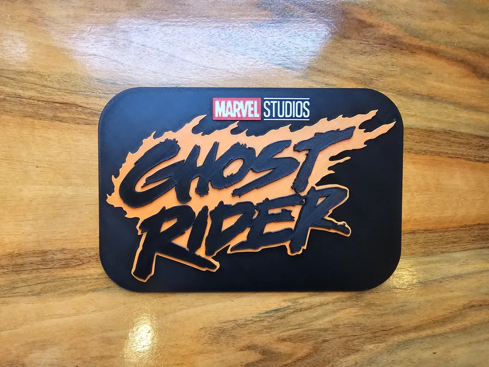 Ghost Rider Sign Ghost Rider 3D Sign by Fast3D MakerWorld: Download Free 3D Models