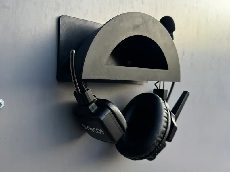 support mural casque audio
