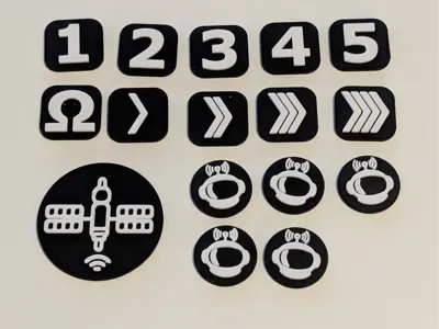 The Crew The Quest for Planet Nine - Tokens