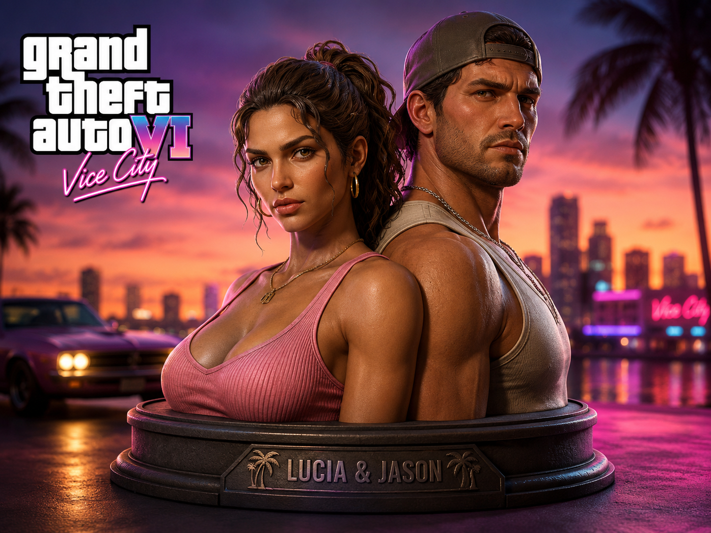 GTA6 Jason und Lucia Büste