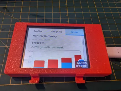 Cheap Yellow Display USB-C enclosure with pen