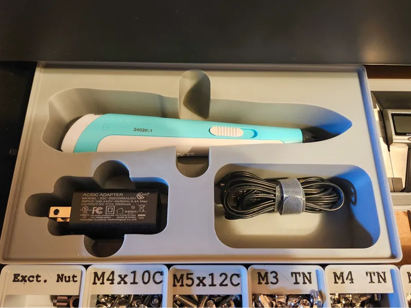 Scrib3d P1 3D Pen and Charger Gridfinity