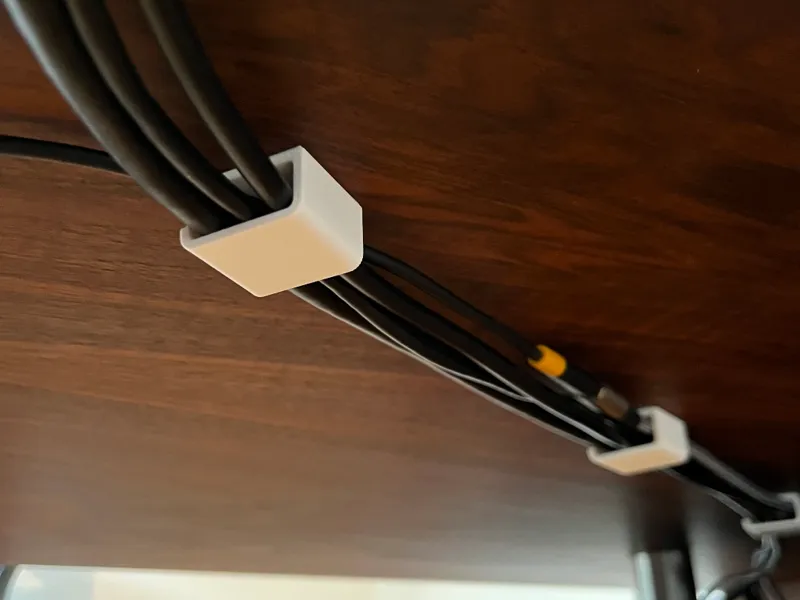 Under Desk Cable Clips Double Sided Tape