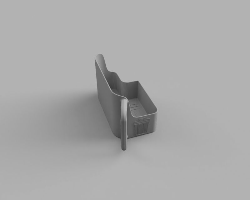 A1 Mülleiner mit Griff / Poo bin with handle