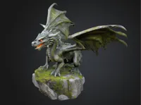 Statuette dragon de pierre — photo 1