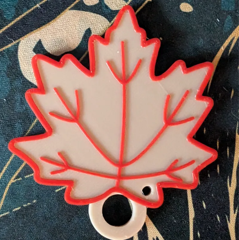Maple Leaf Stanley Cup Topper