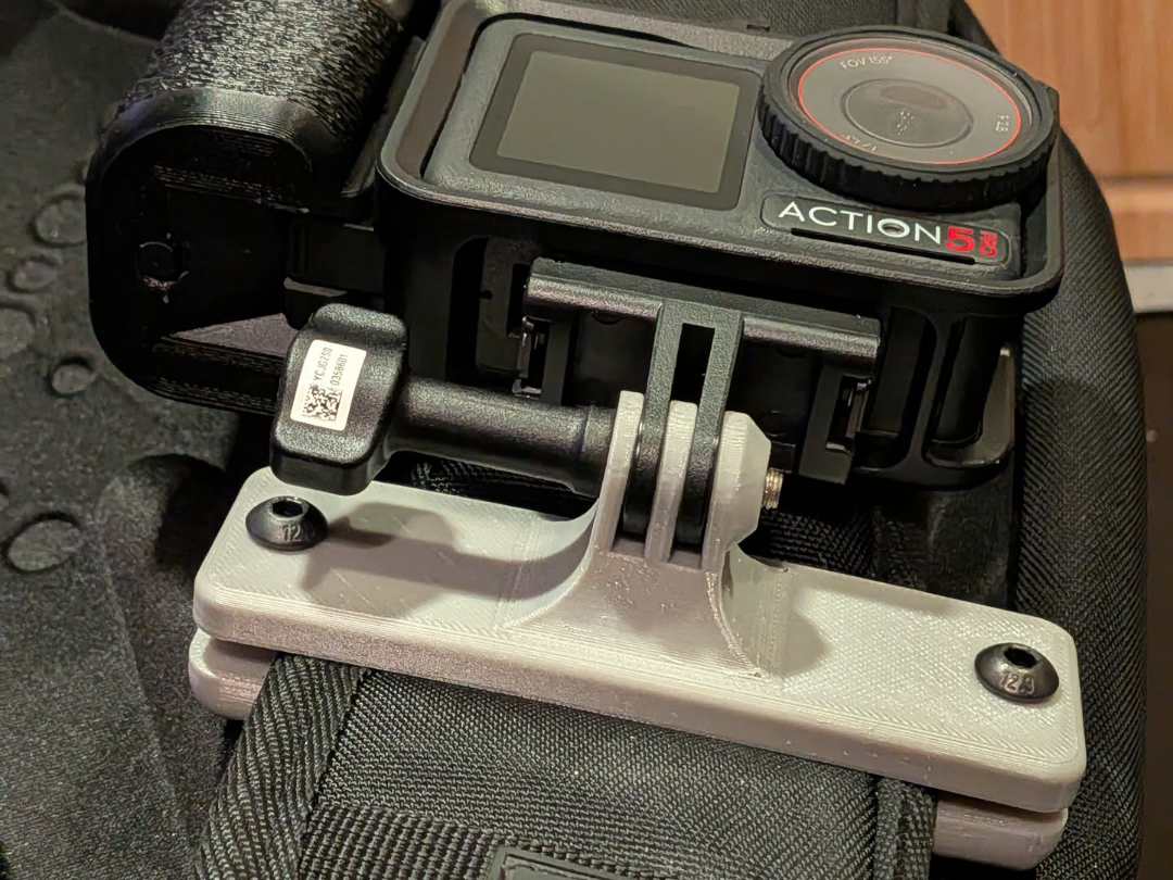 Action Cam - Backpack Mount #Strong fit