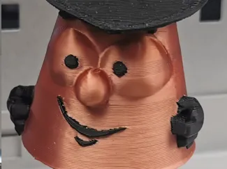 Incense candle with hat