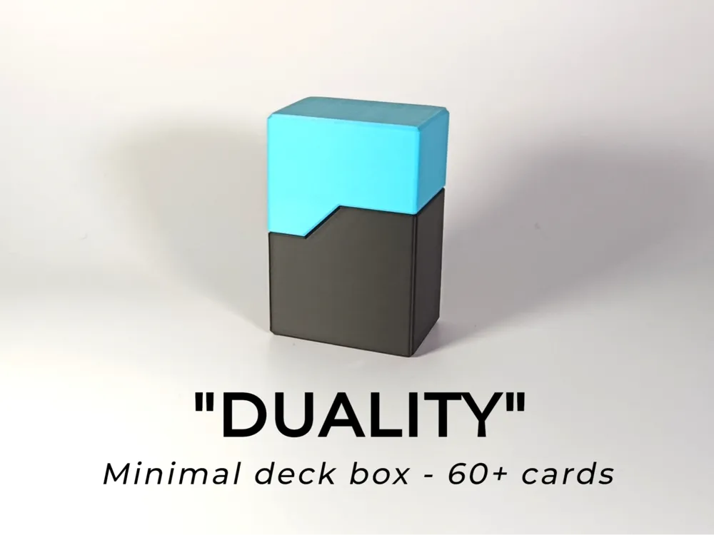 deck box for sleeved cards PU Leather Magnetic Deck Box – Fits 100+ Sleeved Cards – Secure Storage for Trading Card Games (MTG, Pokémon, Yu-Gi-Oh) Black/Blue Inner main image 1