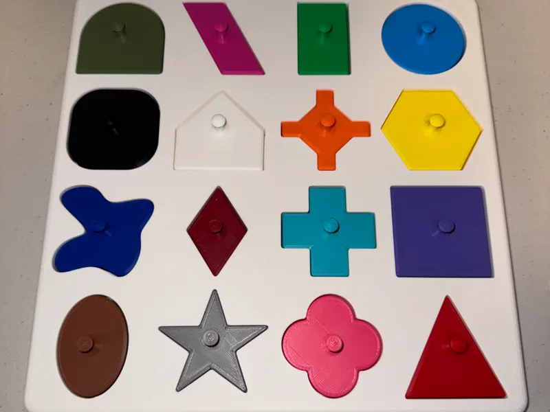 16 Piece Shape Puzzle