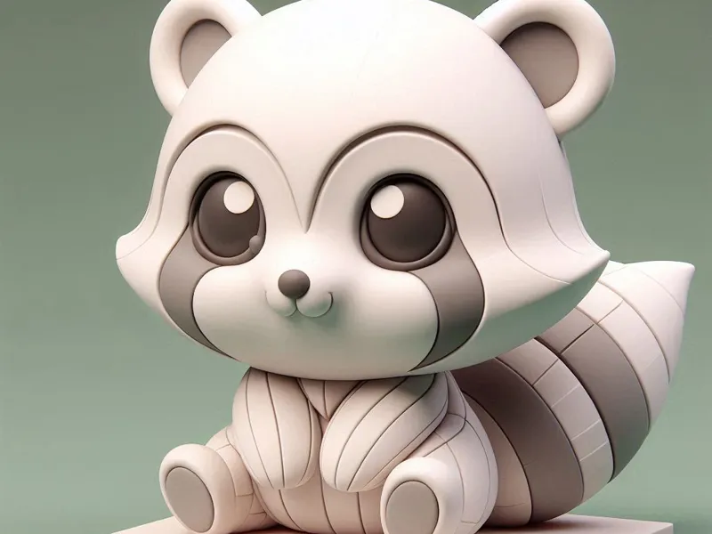 小狐狸3D模型little fox 3D printing model