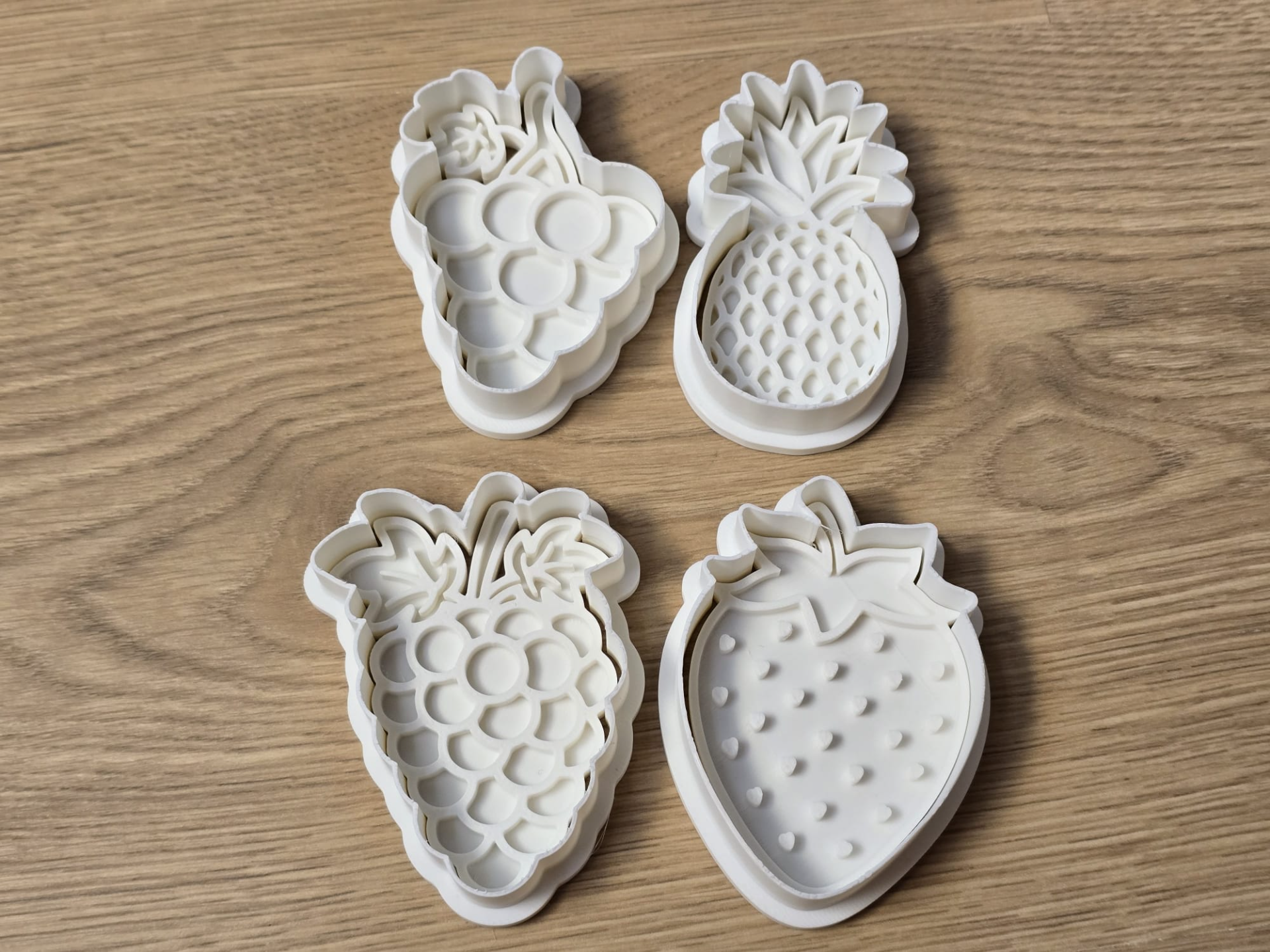 Tropical Fruit Salad Cookie Cutter Playdoh Stamp