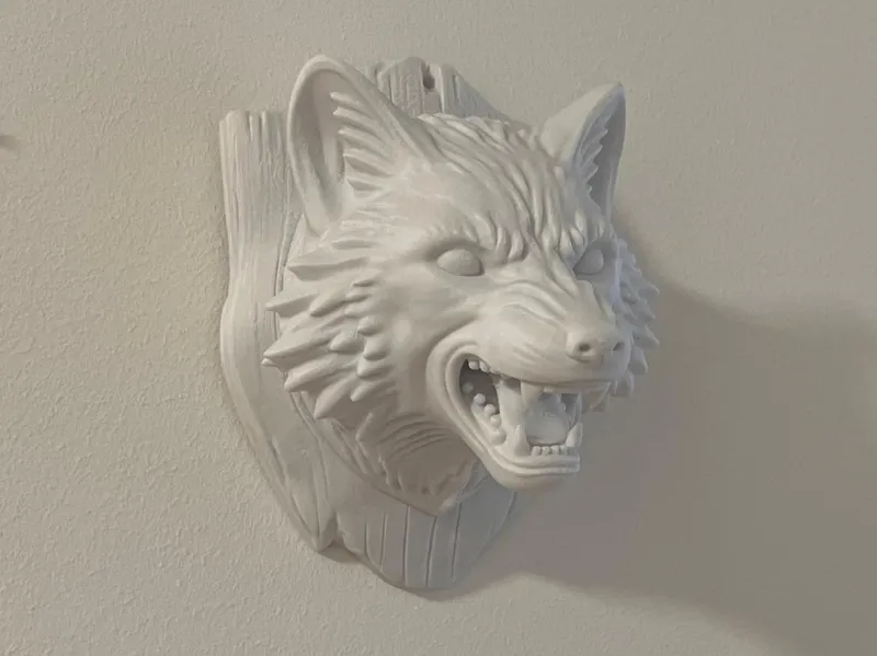 Fox Head Bust - Wall Mount