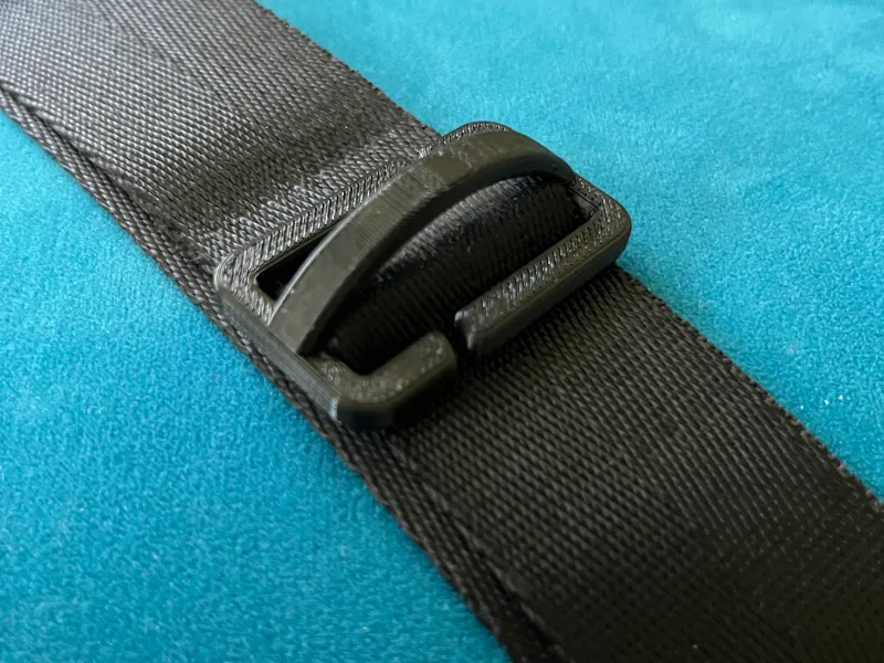 Strap mount for glasses