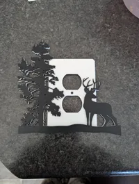 Cache-prise motif cerf — photo 3