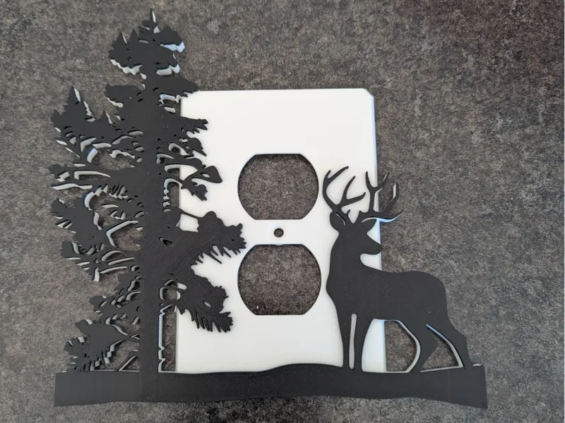 Deer Outlet Cover
