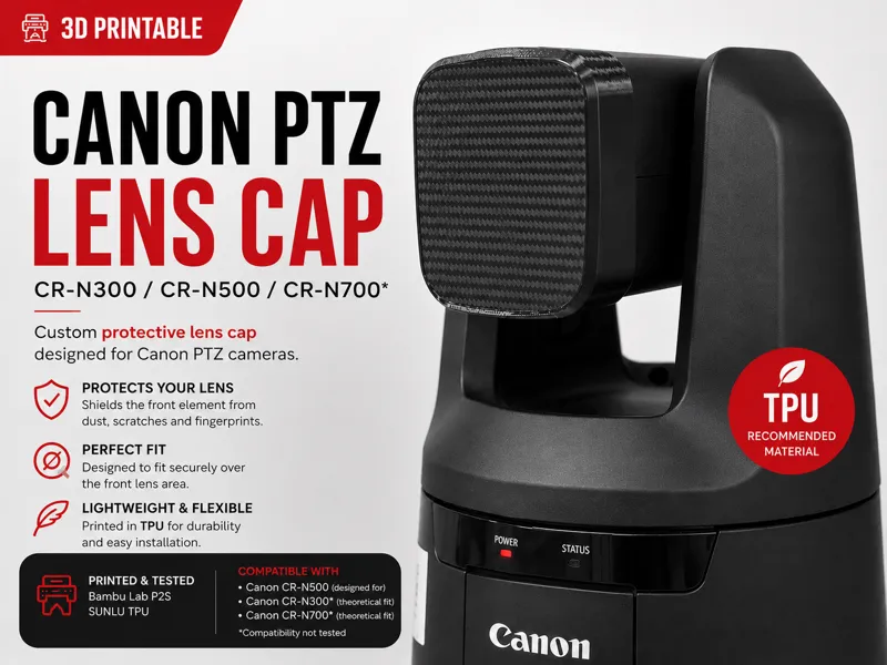Canon PTZ Lens Cap –  CR-N500 