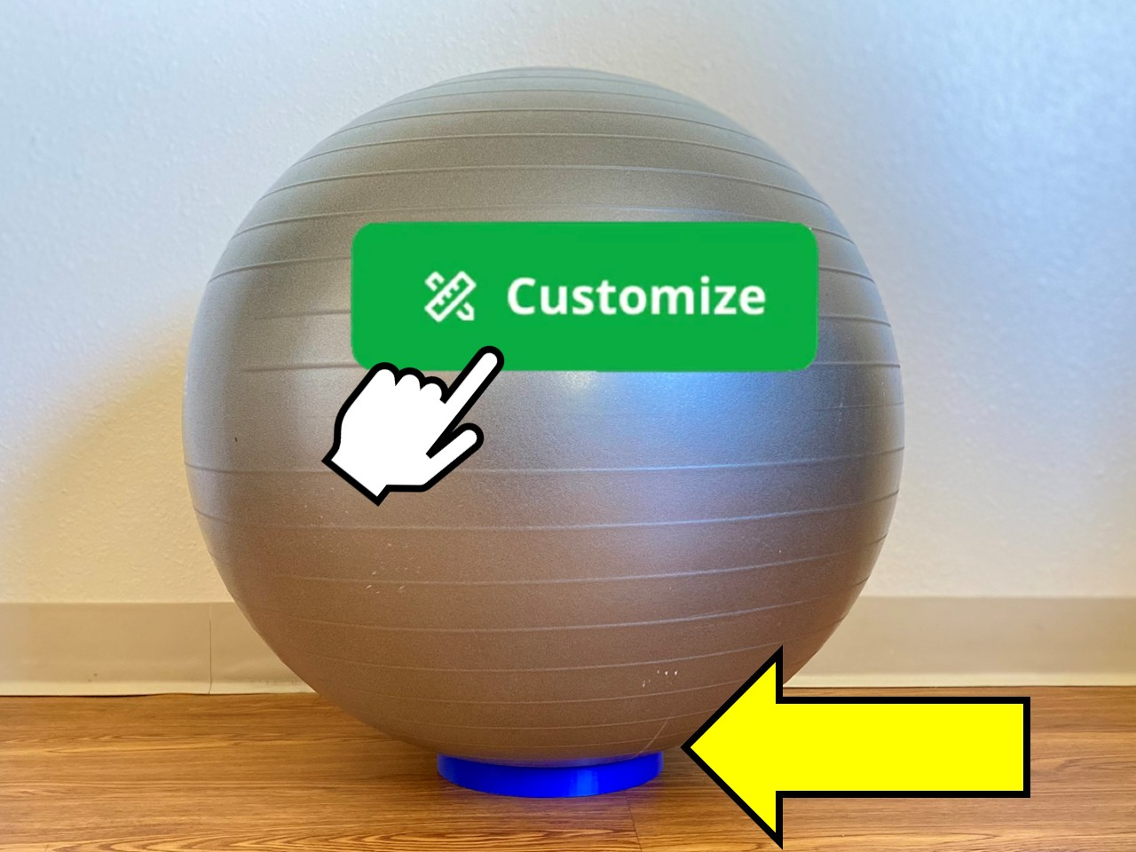 Yoga Ball Stand