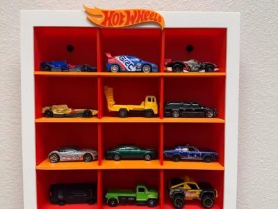 Hot Wheels Display Case (backlit possible)