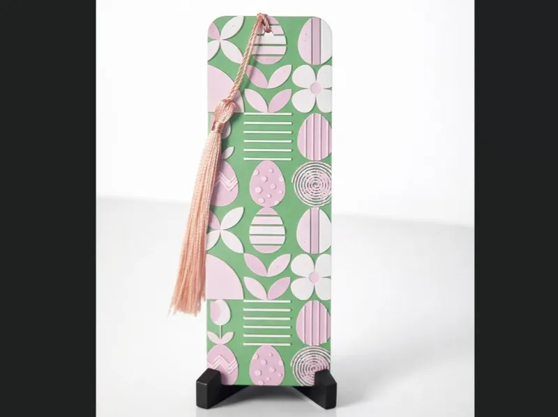 Spring Easter Bookmark – (3 Colours, Haptic)