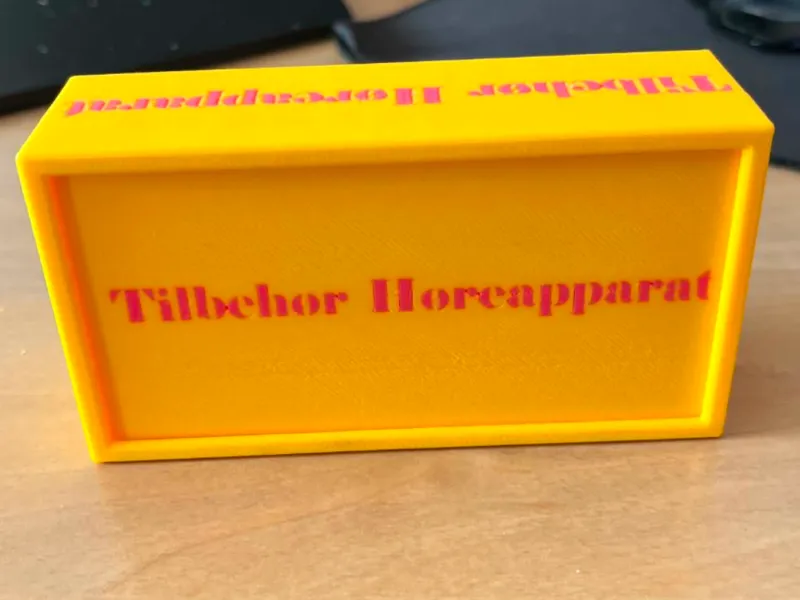 høreapparat kasse