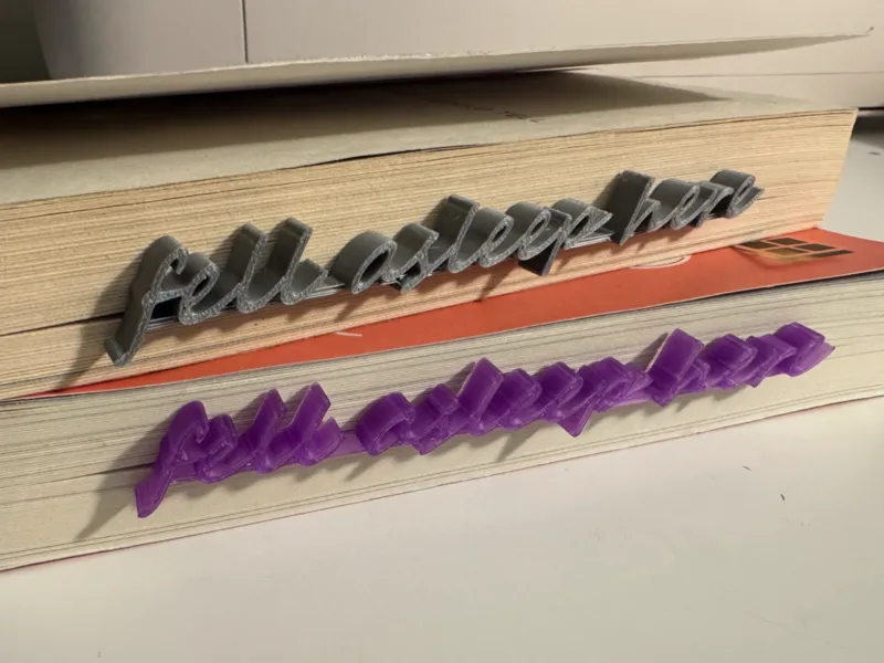 Fell Asleep Here Bookmark