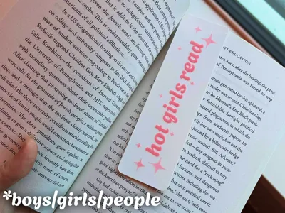 Hot girls/boys/people read - Bookmark