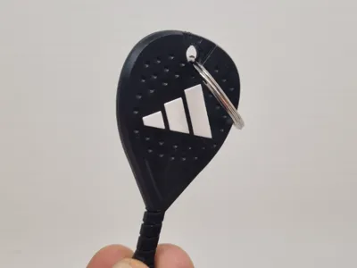 Paddle Racket Keychain