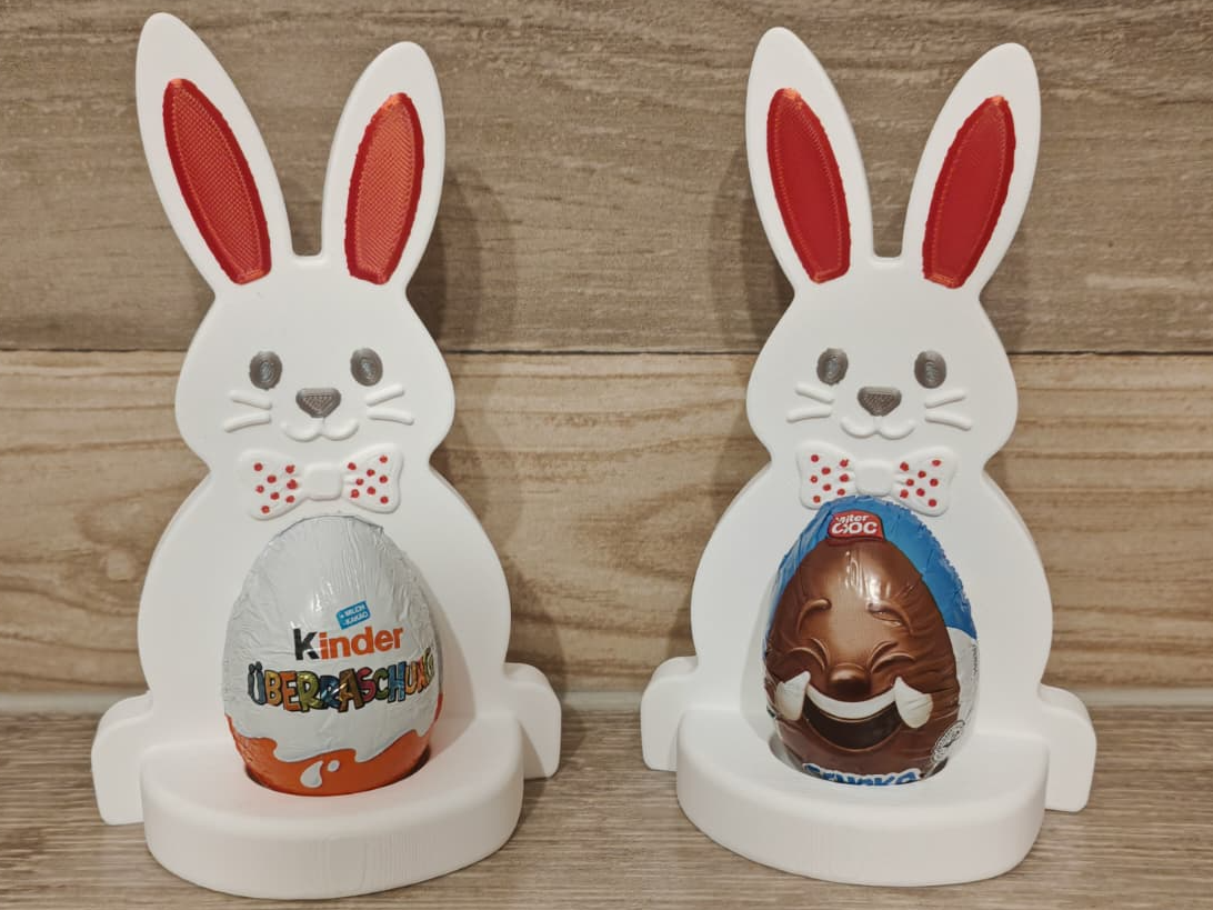 Cute Easter Bunny Egg – Kinder Surprise Egg Holder