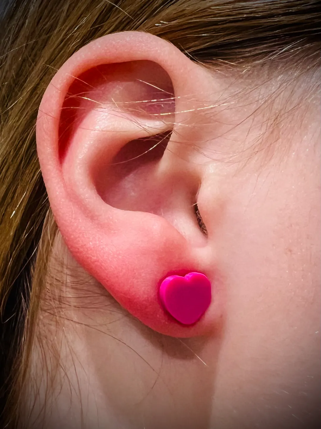 Heart & Dot Magnetic Earrings! view 4