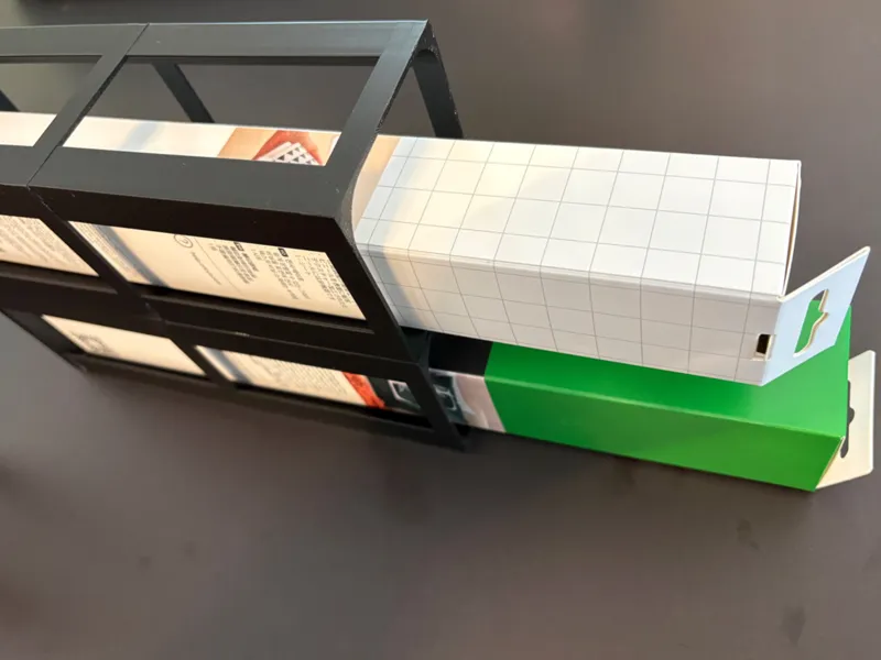 Erweiterbare Rollenablage