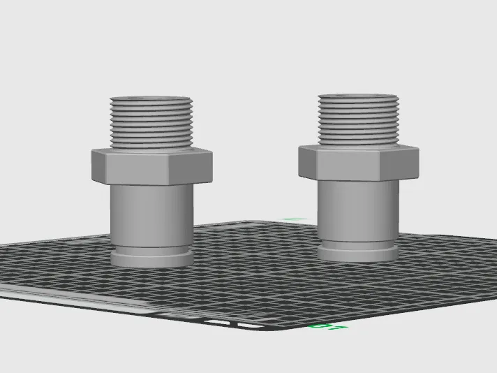 Pool Connector (32 mm Hose → 32 mm Threaded Port)