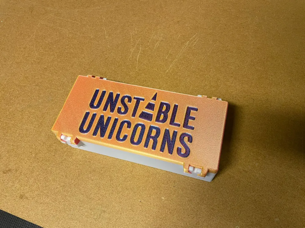 Unstable Unicorns - Snaplock Card Box - Free 3D Print Model
